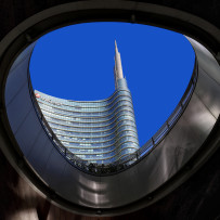 Il cielo di Piazza Gae Aulenti